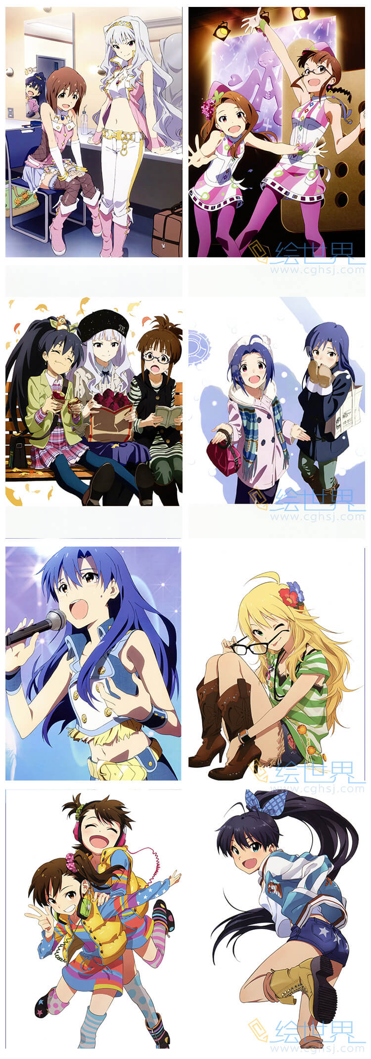 [会员][画集]偶像大师画集 THE iDOLM@STER Visual Collection Vol. 1、Vol. 2