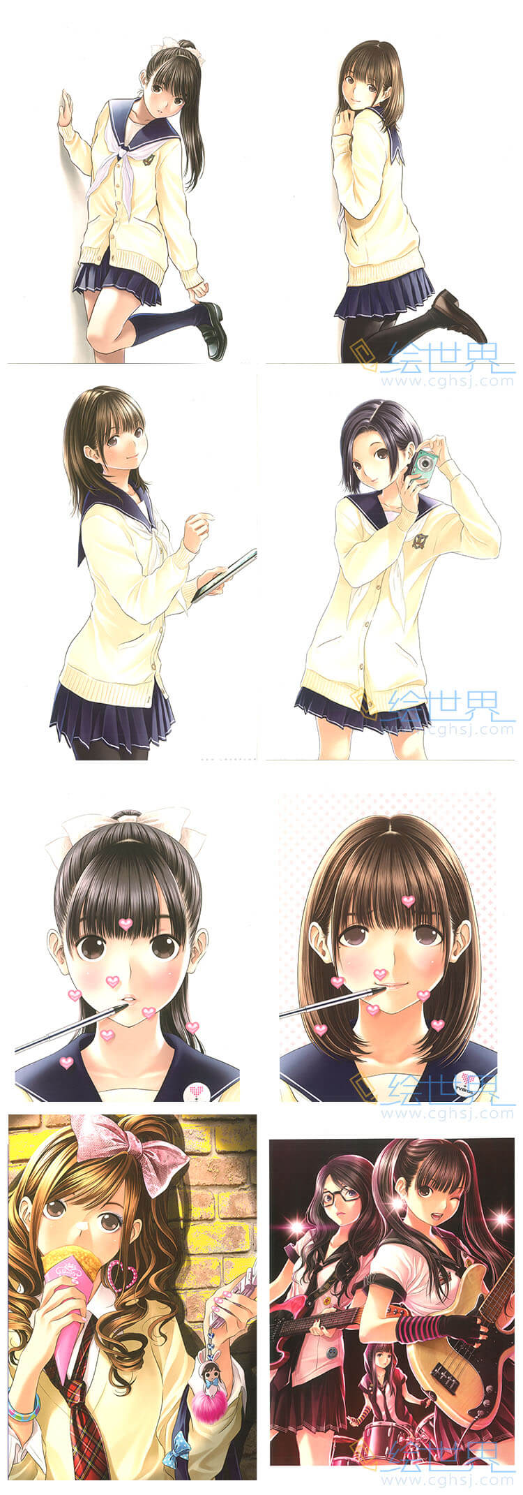 [会员][设定集] 爱相随古早限定设定画集