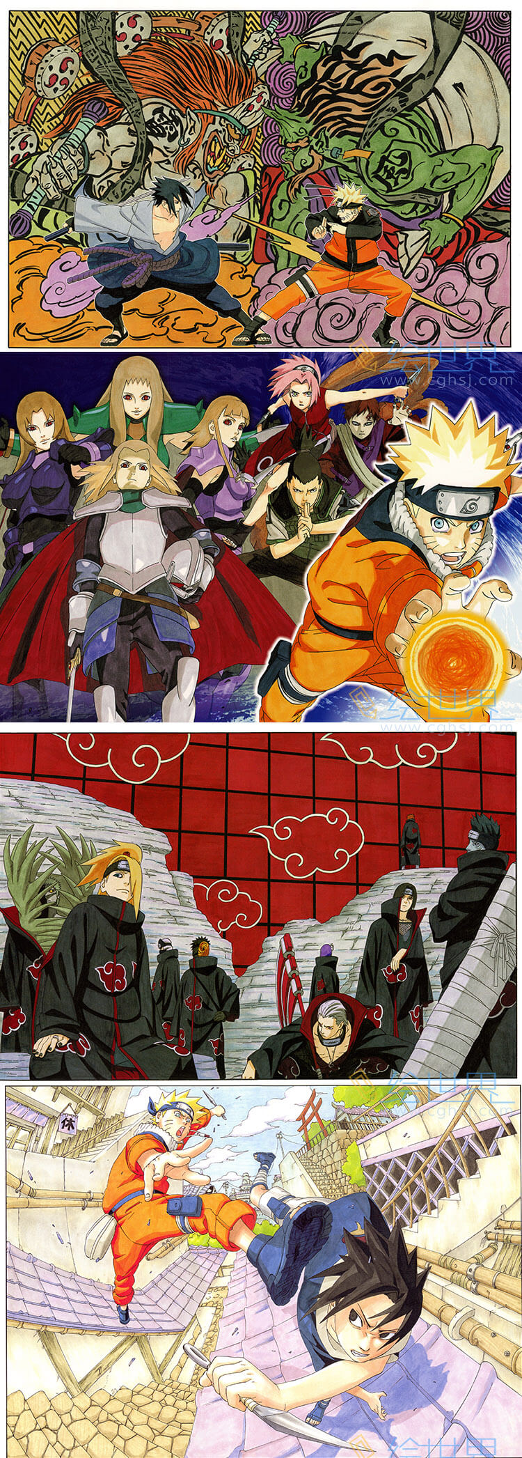[会员][插画集]岸本齐史-ＮＡＲＵＴＯ‐ナルト‐イラスト集