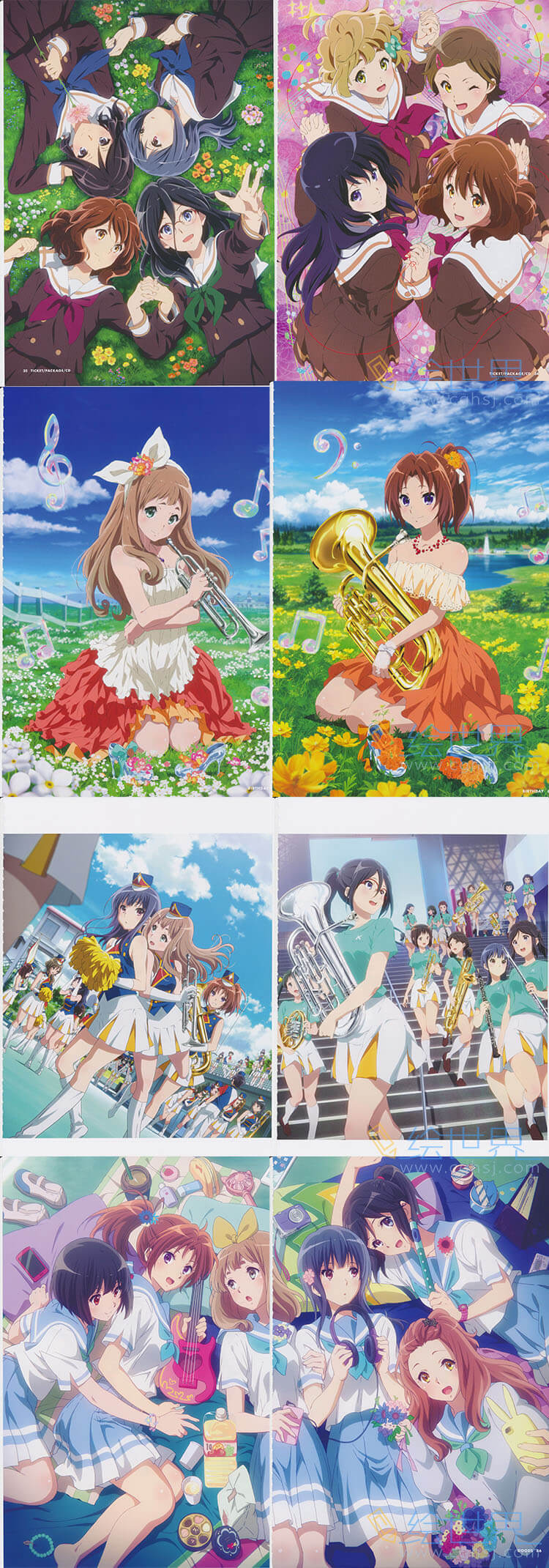 [会员][插画集]Sound! Euphonium 吹响吧！上低音号 插画集