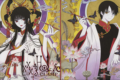 会员][插画集] Clamp画集蝴蝶梦胡蝶ノ夢xxxHOLiC 四月一日灵异事件簿
