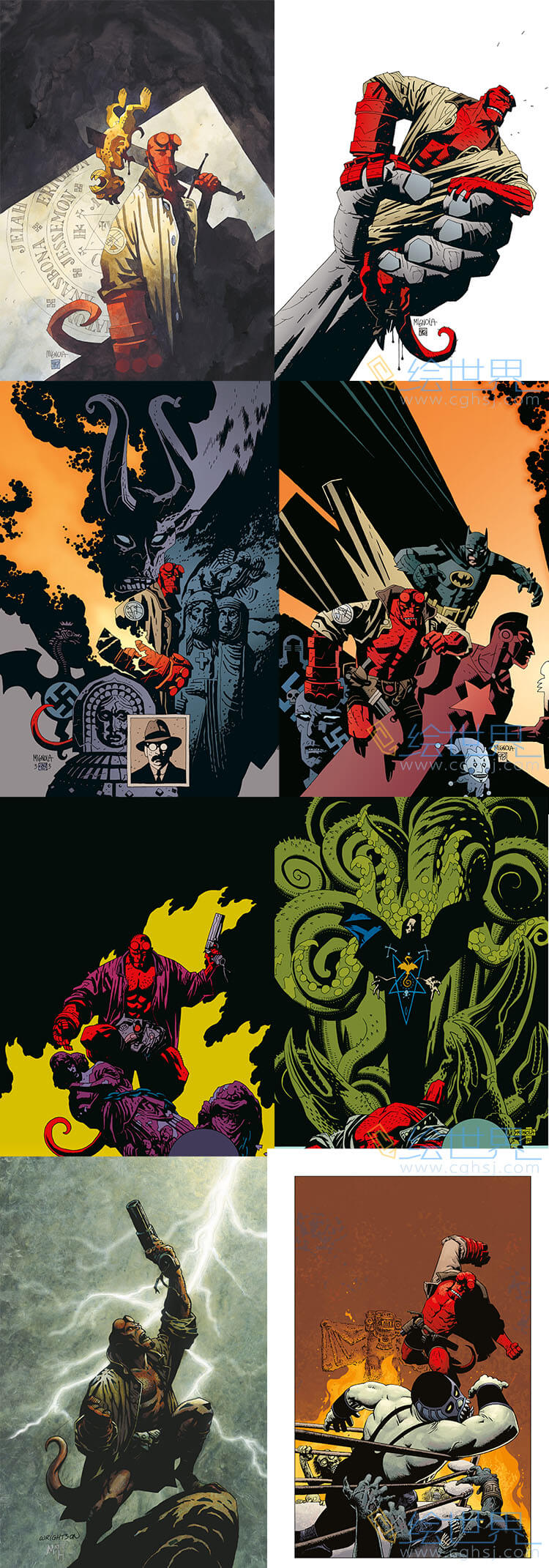 [会员][插画集] 地狱男爵 Hellboy 25 Years of Covers (2019) DL版