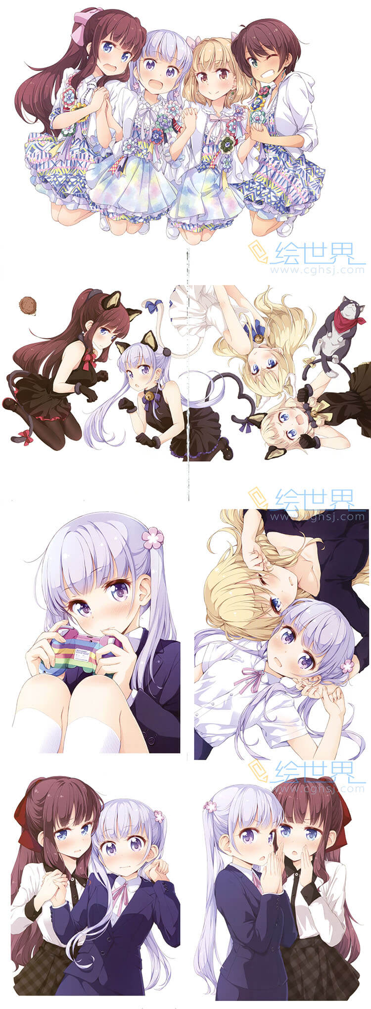 [会员][插画集]得能正太郎 NEW GAME! 插画 FAIRIES STORY原画集