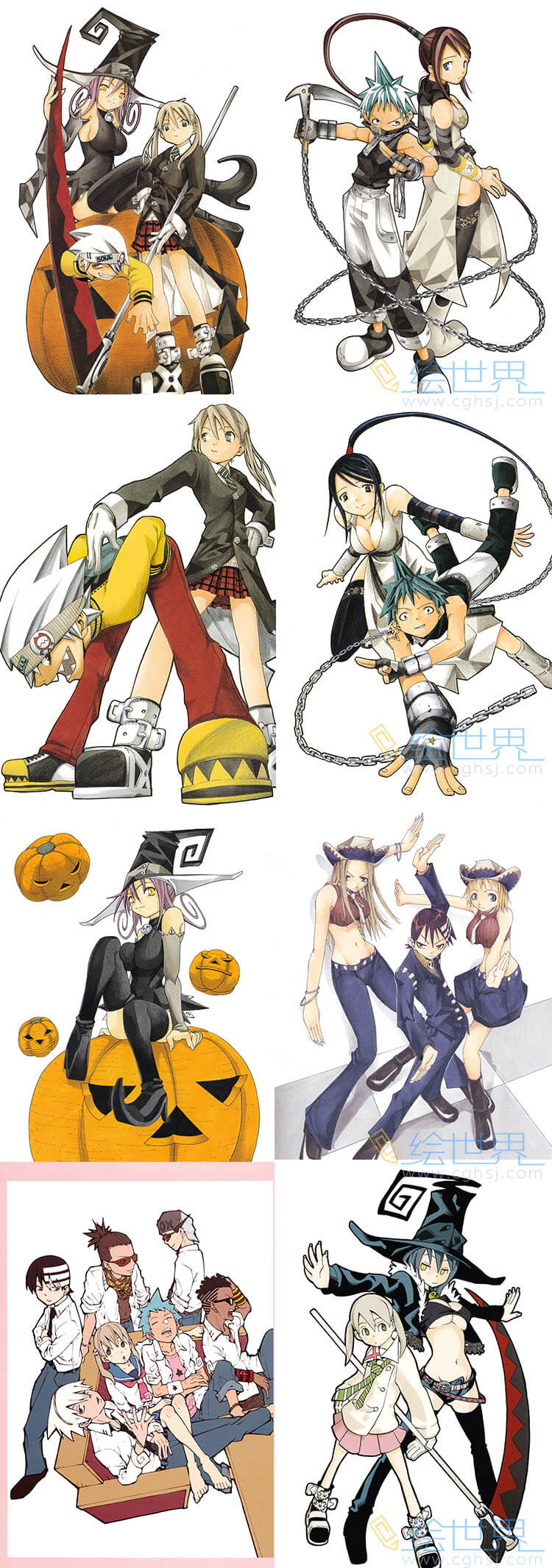[会员][插画集] 大久保篤 噬魂师 Soul Eater Soul Art