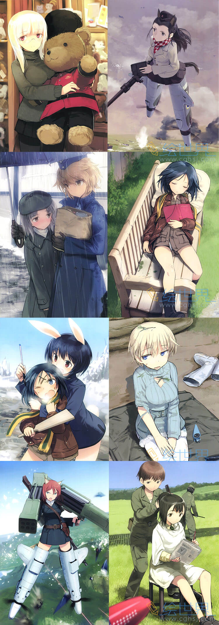 [会员][设定集] 岛田文金 强袭无畏魔女THE WORLD WITCHES 2018