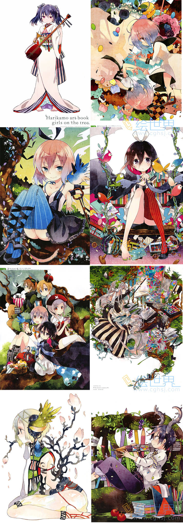 [会员][插画集] Urara迷路帖＆夜森之国的索拉妮 官方画集