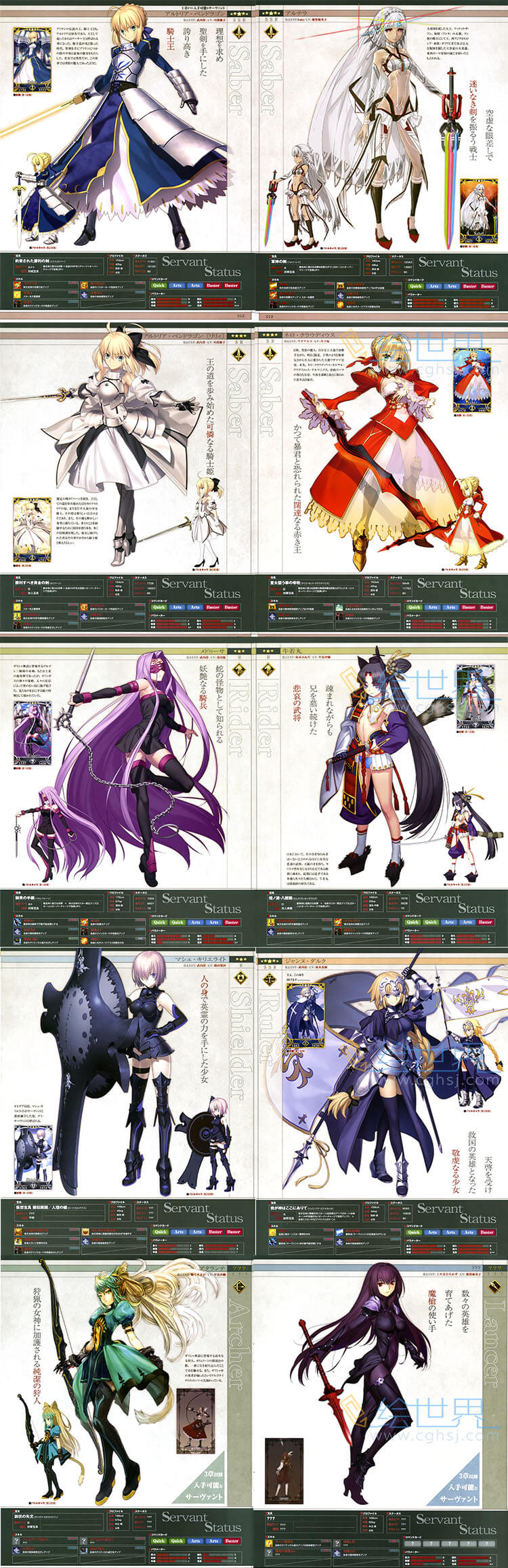 [会员][设定集] Type Moon Ace FGO