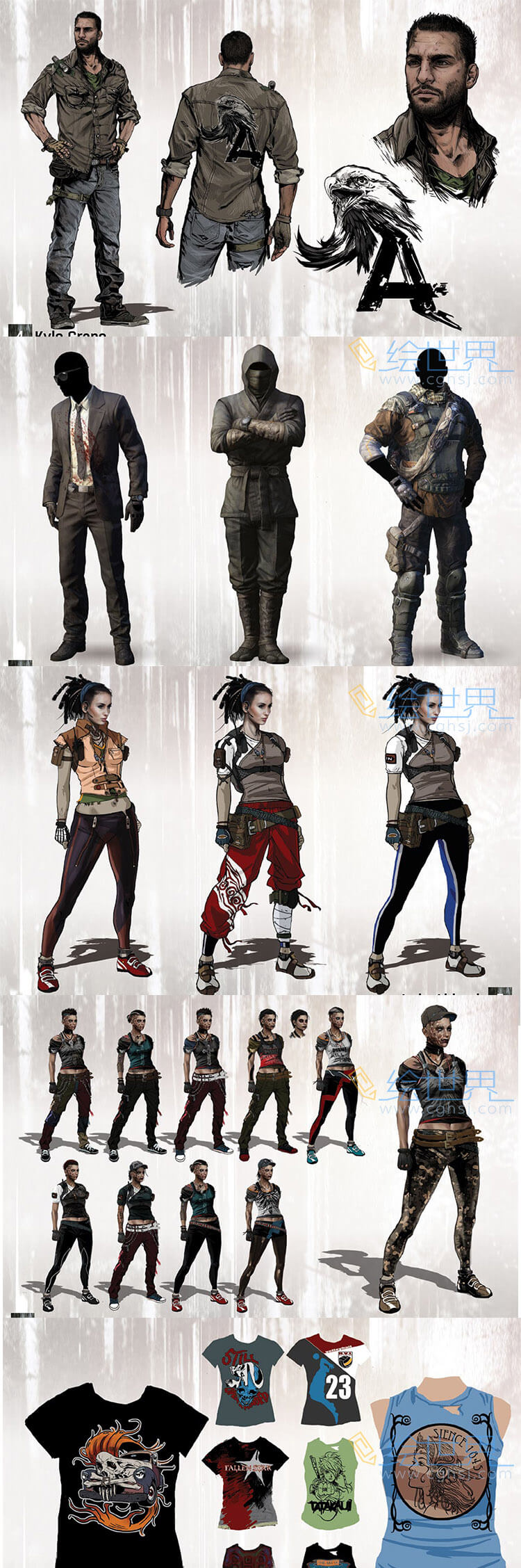 [会员][设定集] 消逝的光芒 Dying Light Artbook