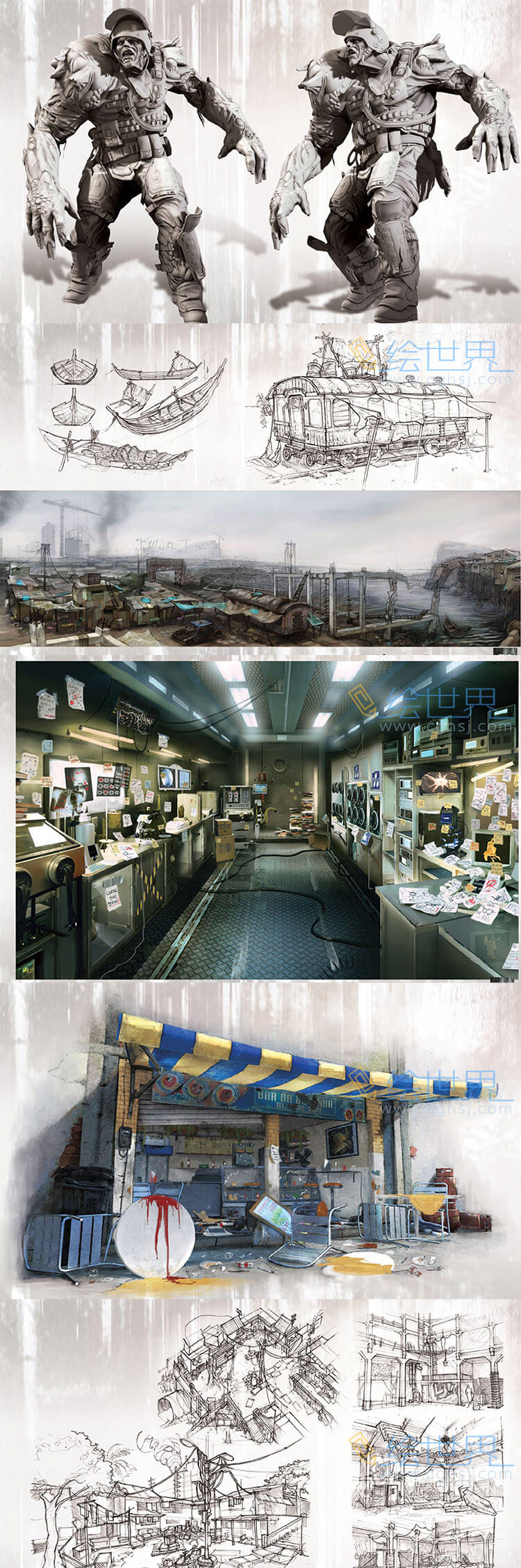 [会员][设定集] 消逝的光芒 Dying Light Artbook