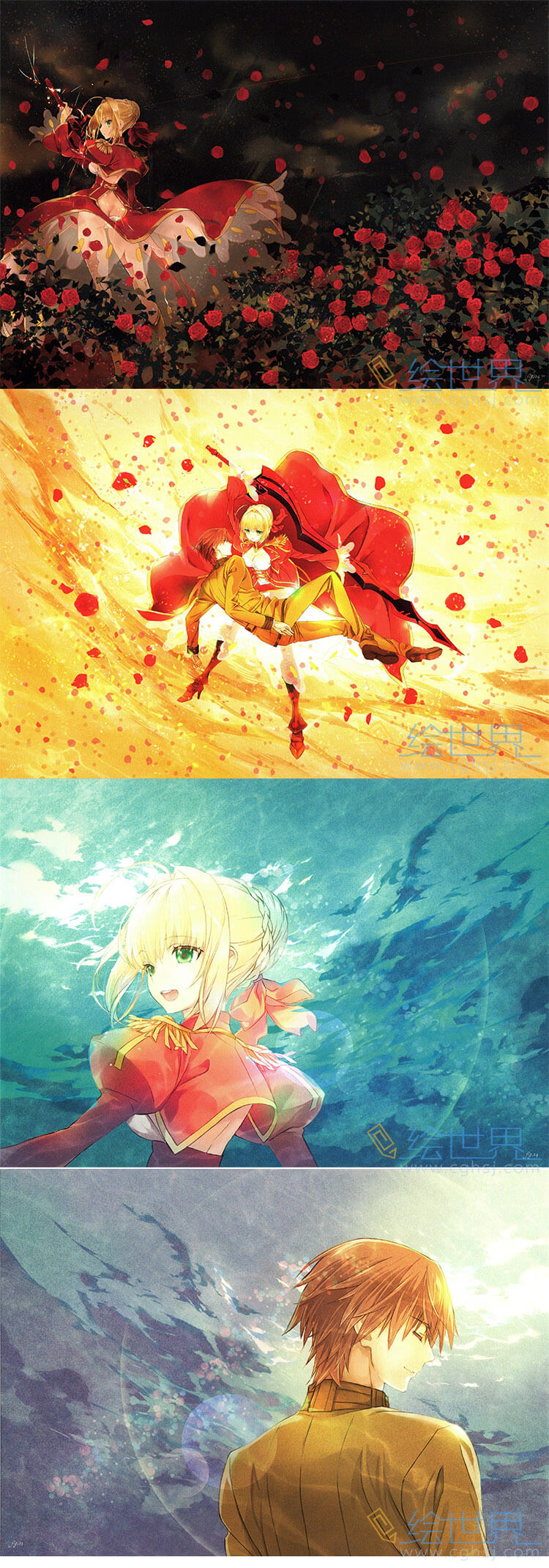[会员][插画集] Fate Extra Last Encore Ending画集