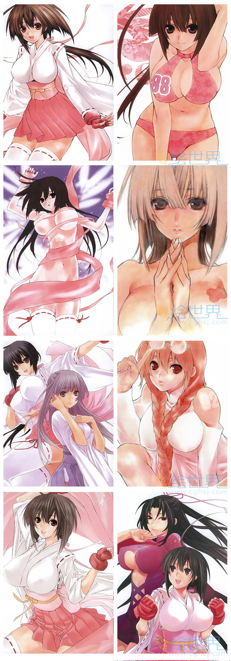 [会员][插画集] SEKIREI ENGAGEMENT 极乐院樱子 鹡鸰女神画集