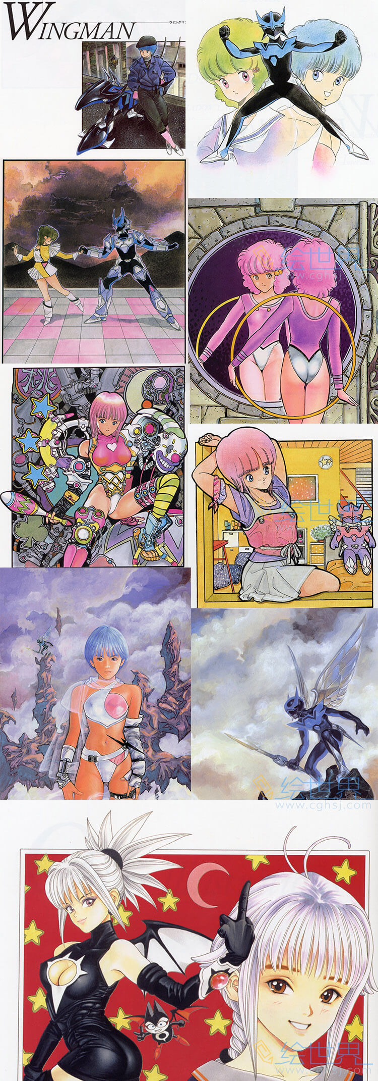 [会员][插画集] 桂正和 4C R-side ＜HEROS-side＞