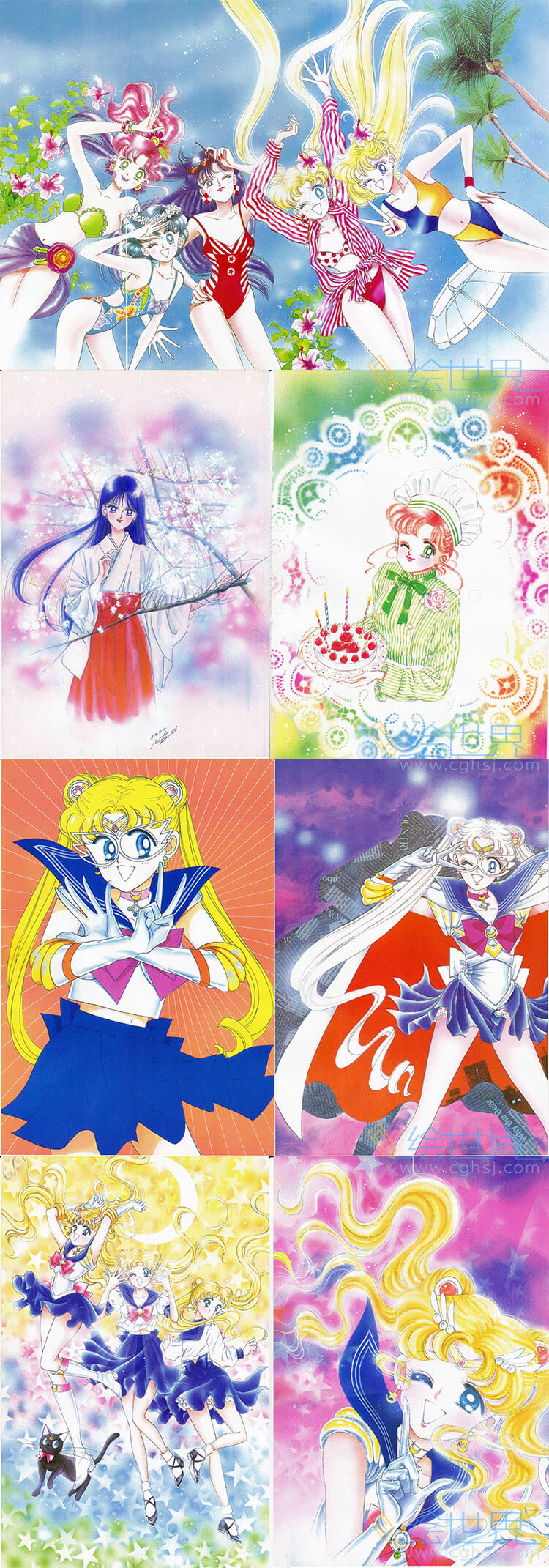 [会员][插画集] 美少女战士セーラームーン SAILORMOON 原画集 Vol.1