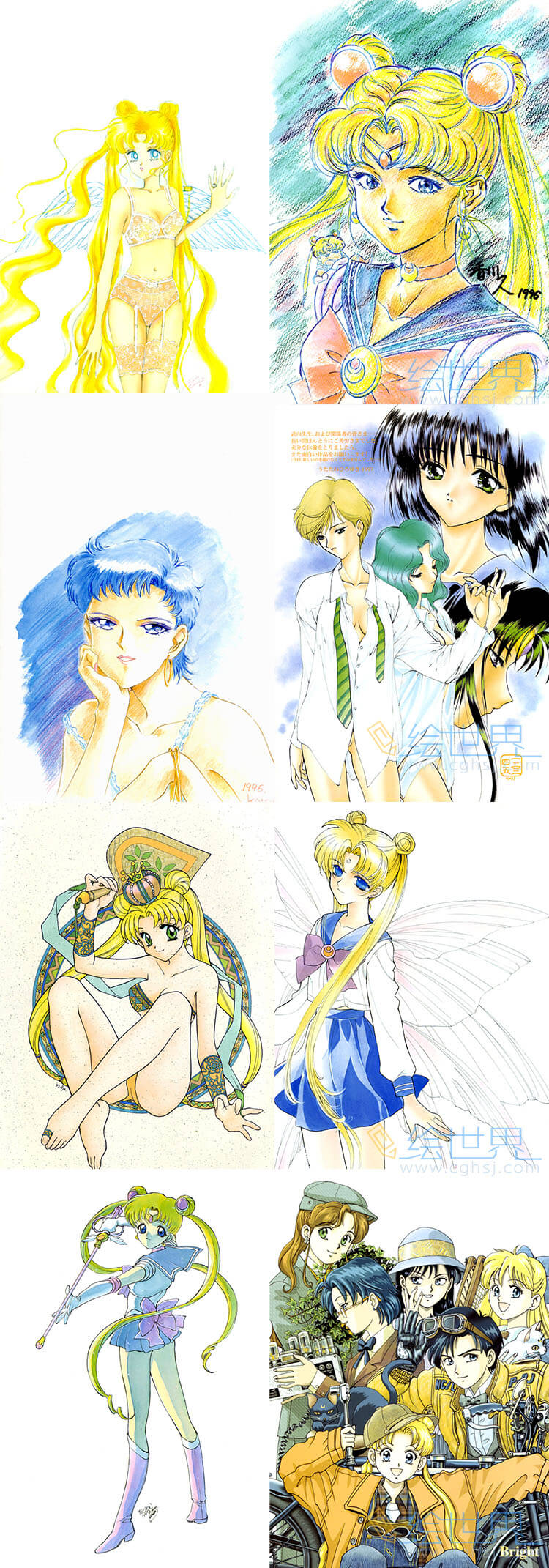 [会员][插画集] 美少女战士セーラームーン SAILORMOON 同人原画集Infinity