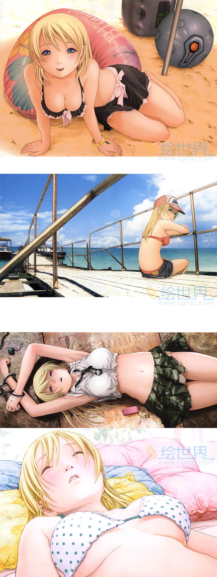 [会员][插画集] 井上淳哉 Btooom! 惊爆游戏女主写真集