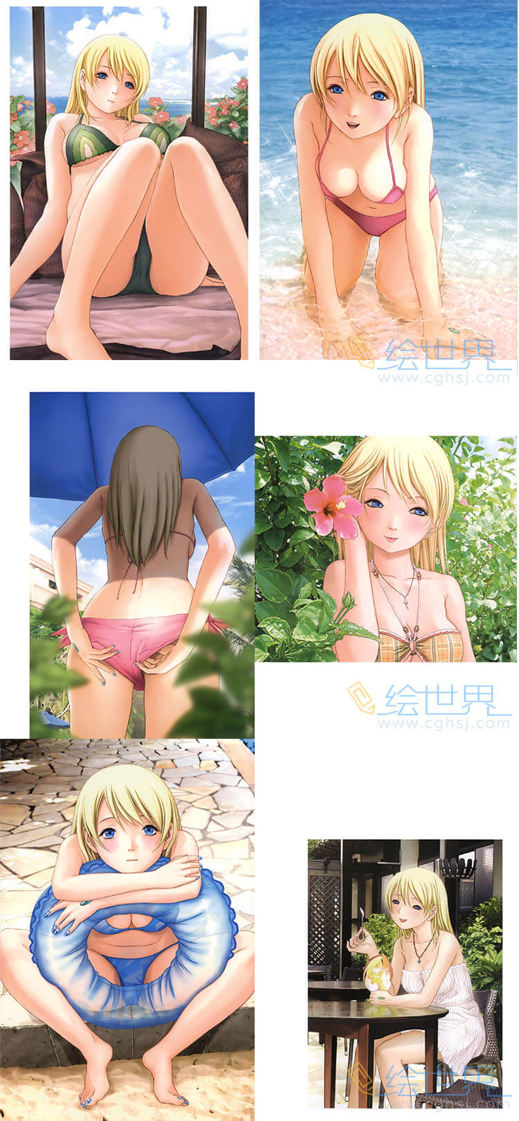 [会员][插画集] 井上淳哉 Btooom! 惊爆游戏女主写真集
