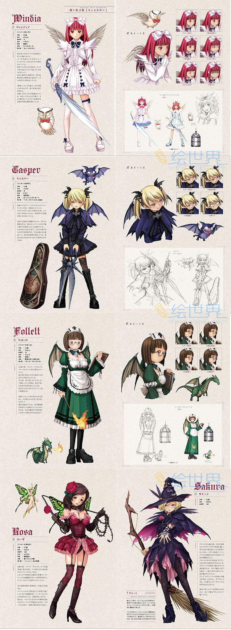 [会员][设定集] 井上淳哉 DEATHSMILES ARTWORKS[DL]