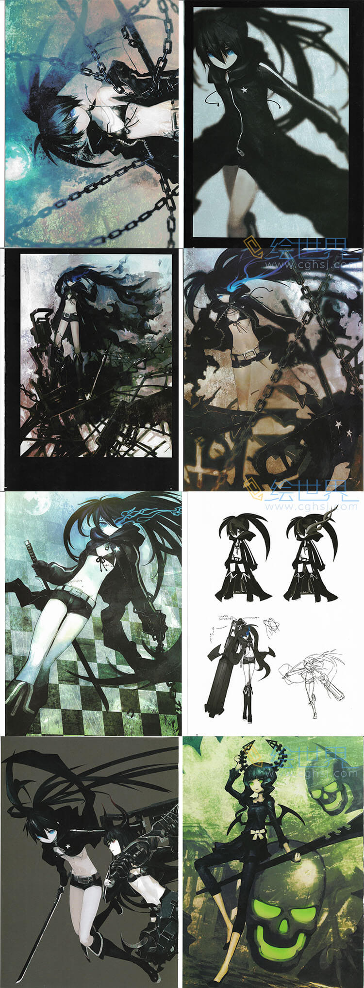 [会员][插画集] huke氏初画集「BLK」