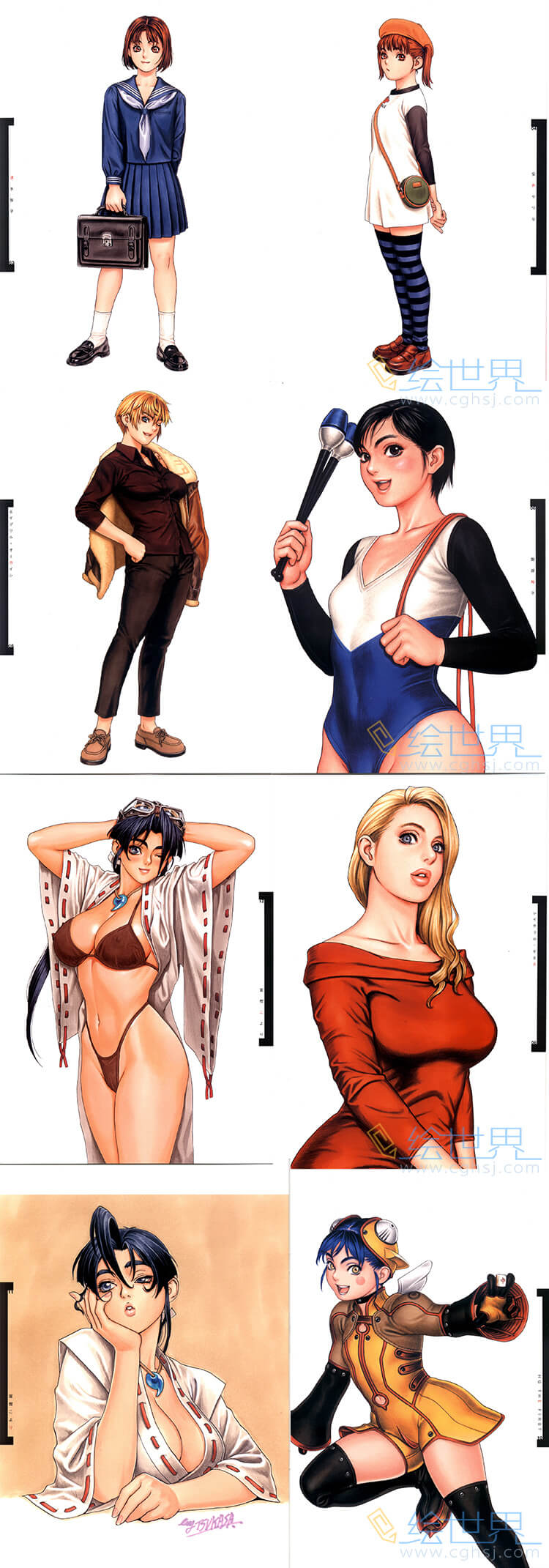 [会员][插画集] 司淳 司弹 Second Illustration Book Game Works Previous