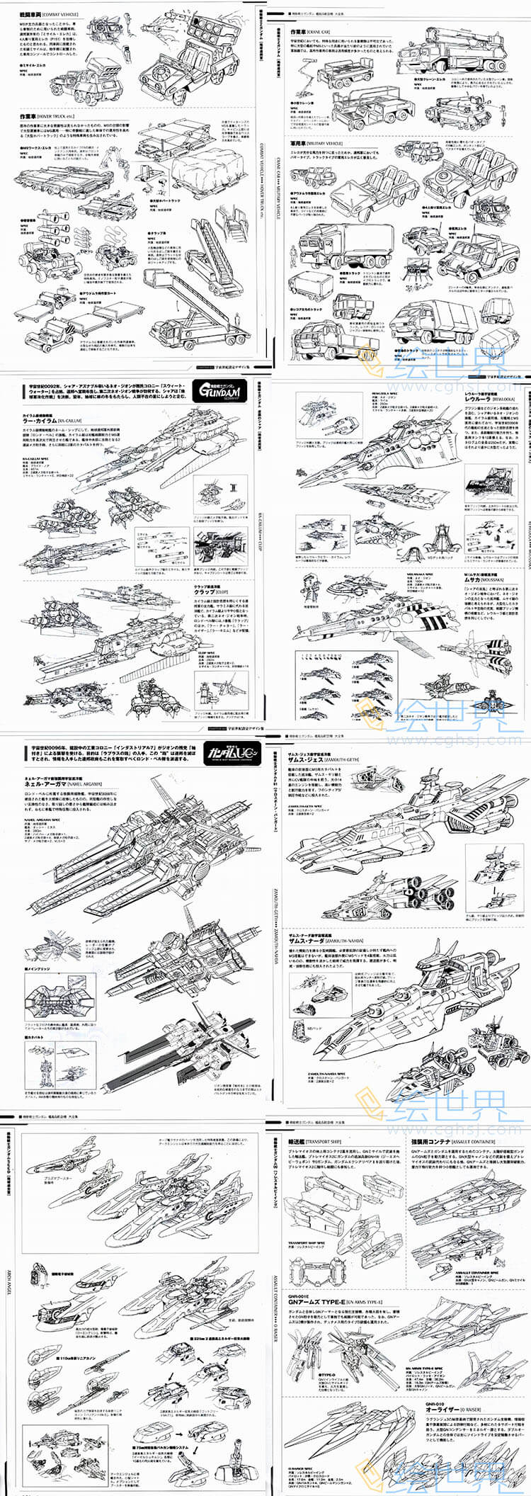 [会员][设定集] 机动战士Gundam 舰船&航空机大全集 2015 增补改订版