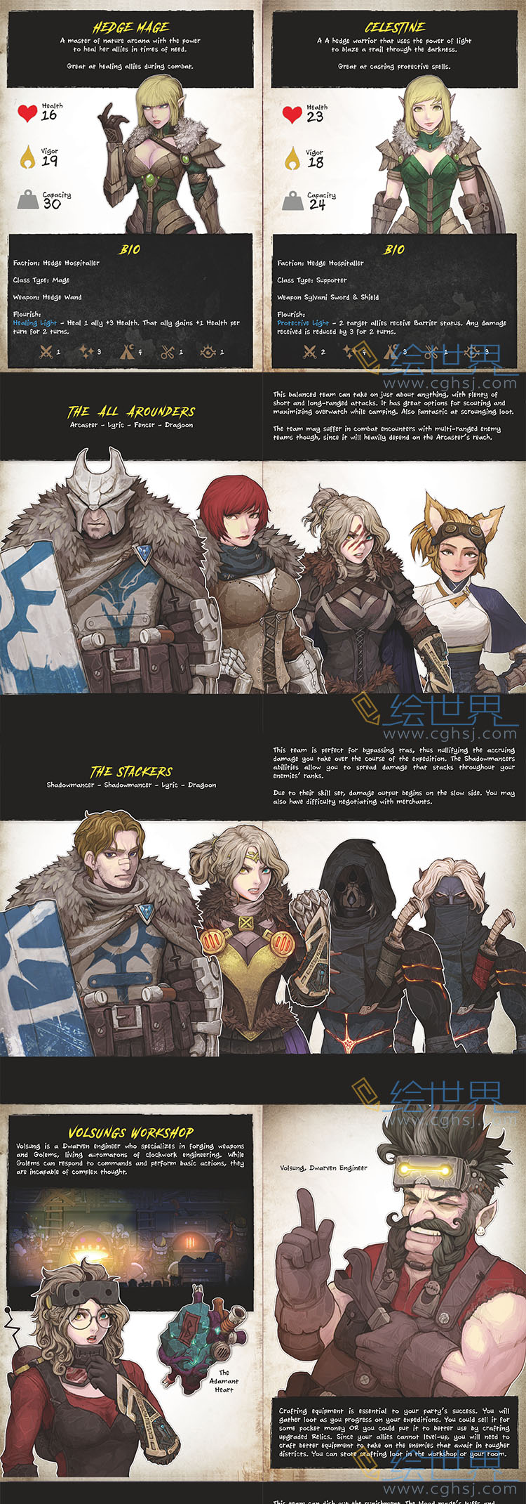 [会员][设定集] 圣铠 冰魂Vambrace Cold Soul Artbook