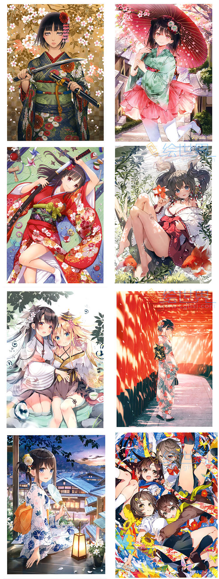 [会员][插画集] 絵師100人展 第10回テーマ「和」 (オリジナル)