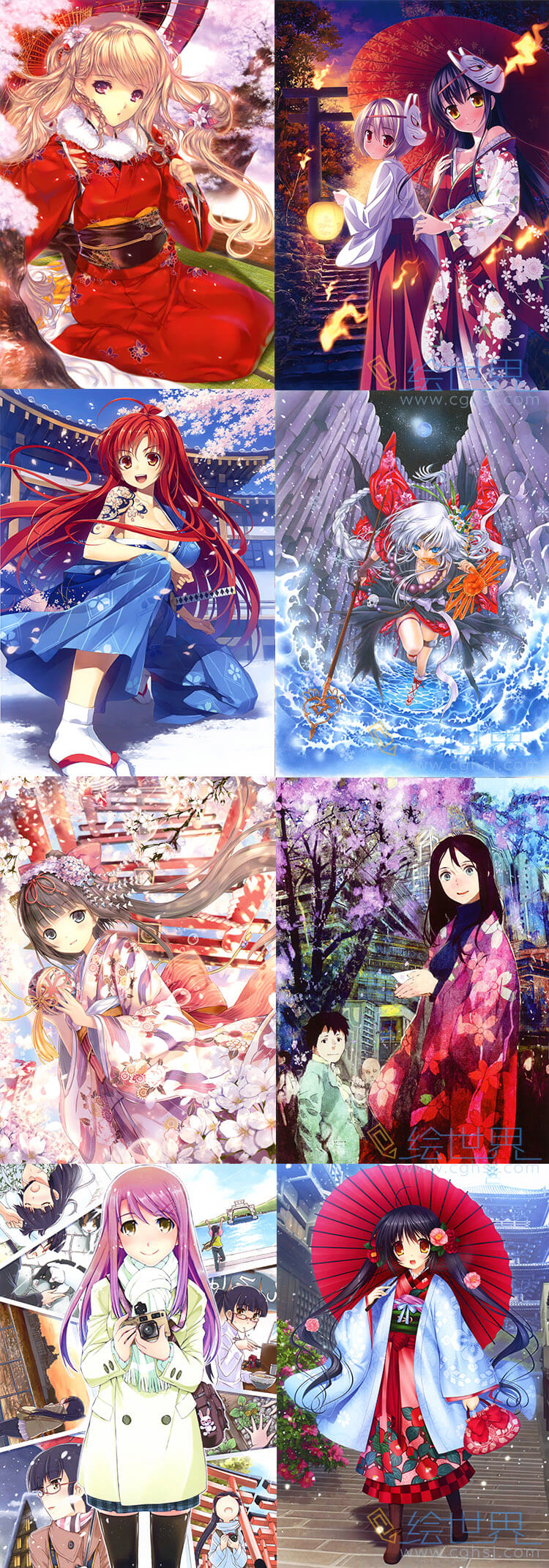 [会员][插画集] 絵師100人展 第3回テーマ 「日本一景」