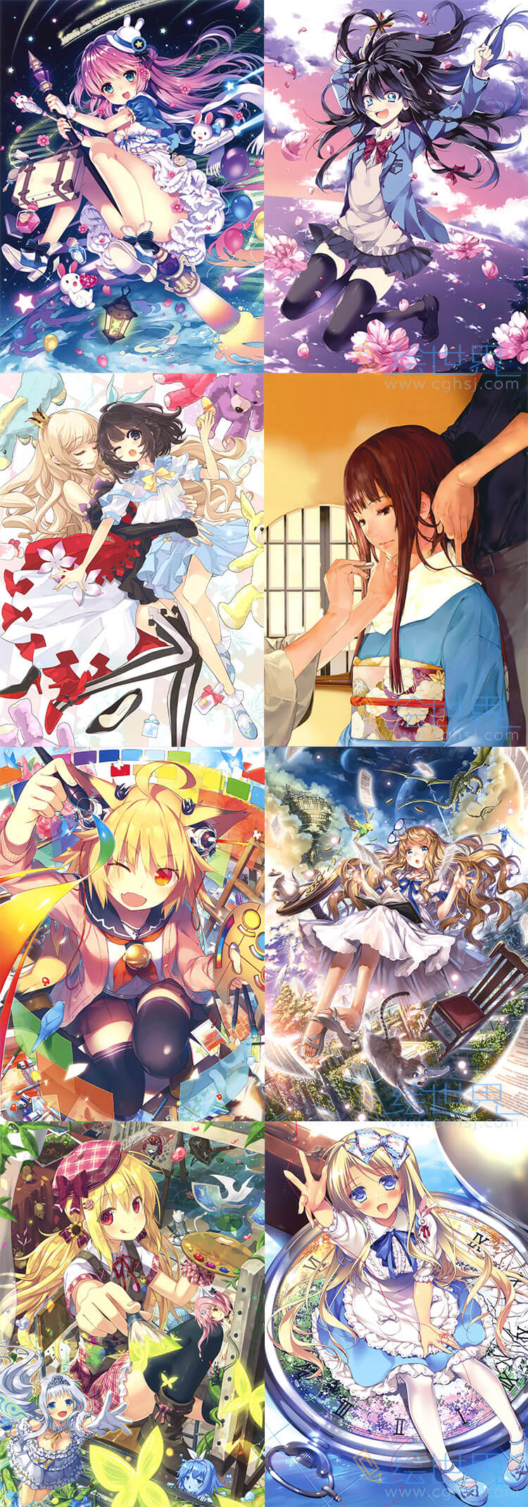 [会员][插画集] 絵師100人展 第5回テーマ 「画师的世界」