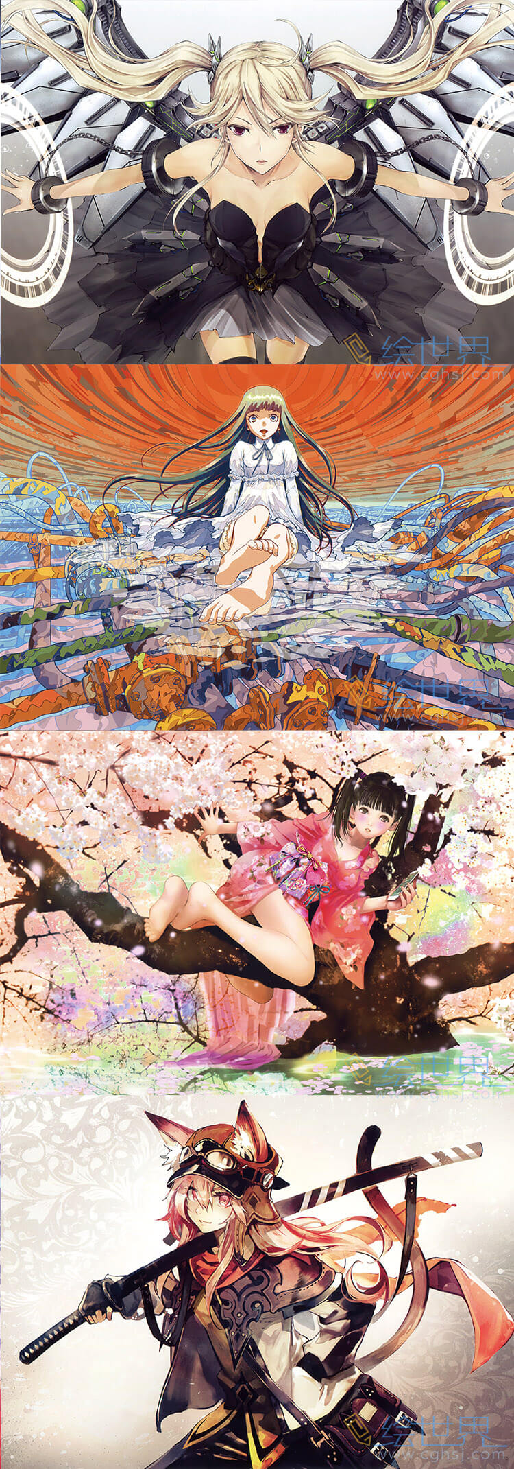 [会员][插画集] 絵師100人展 第7回テーマ 「融合」