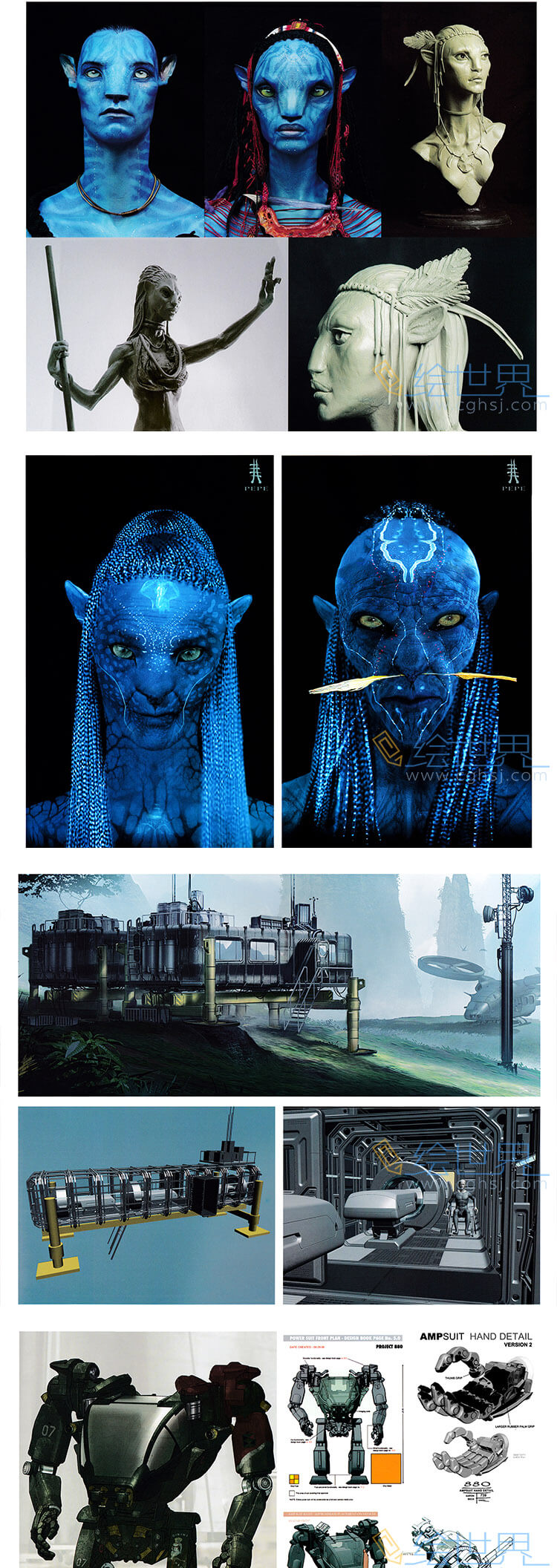[会员][设定集] The Art of Avatar 阿凡达电影设定集