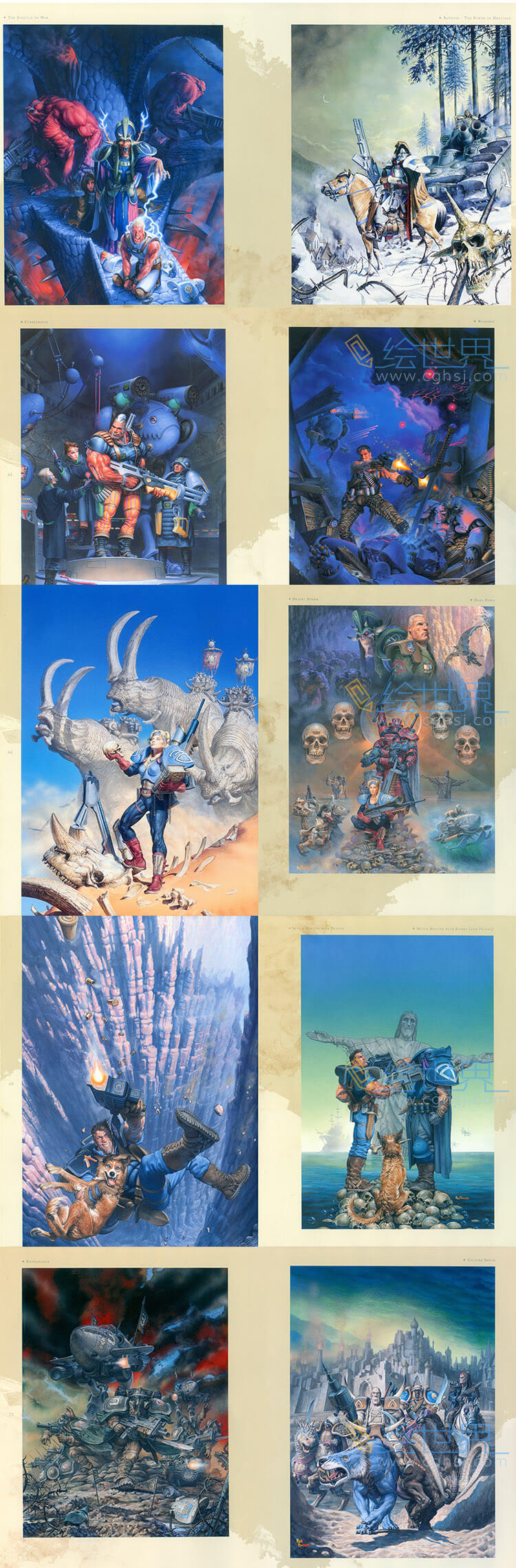 [会员][插画集] The art of Paul Bonner 保罗·邦纳作品集