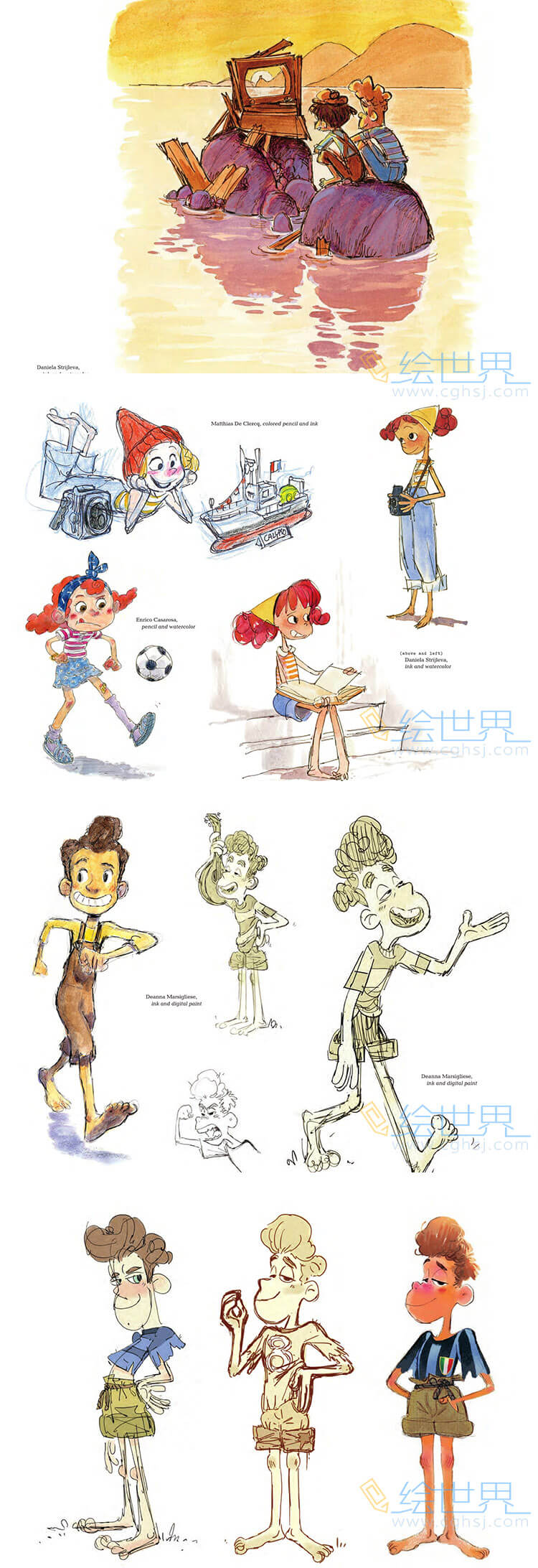 [会员][设定集] The Art Of Luca 夏日有晴天画集