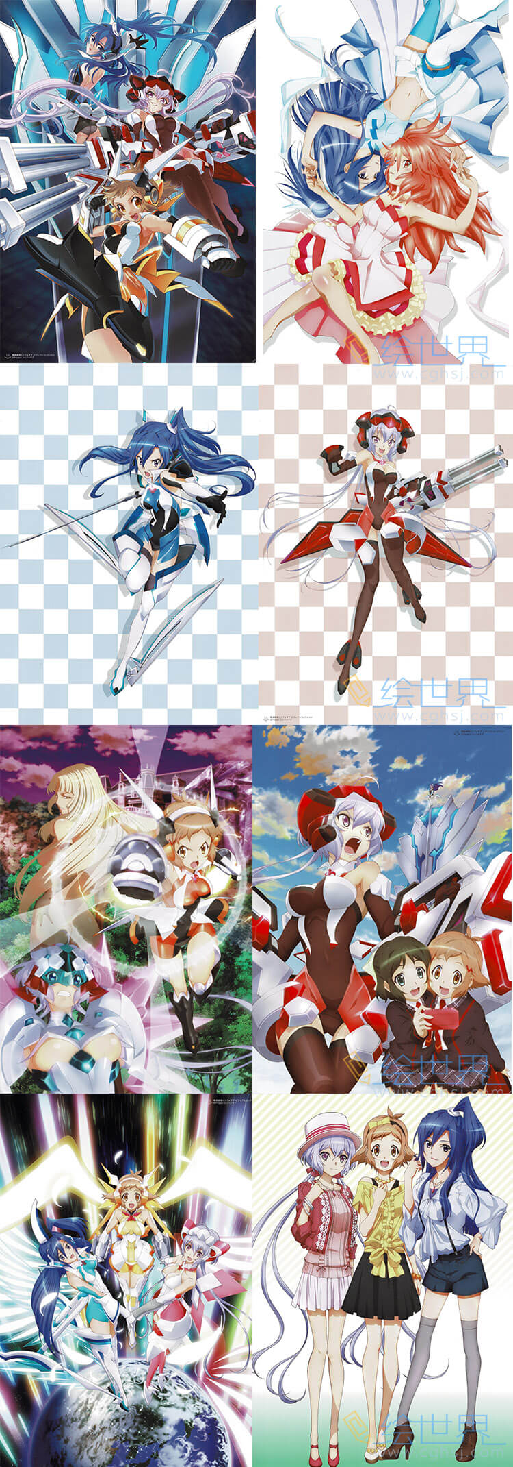 [会员][插画集] 战姬绝唱 戦姫絶唱シンフォギア ビジュアルコレクション