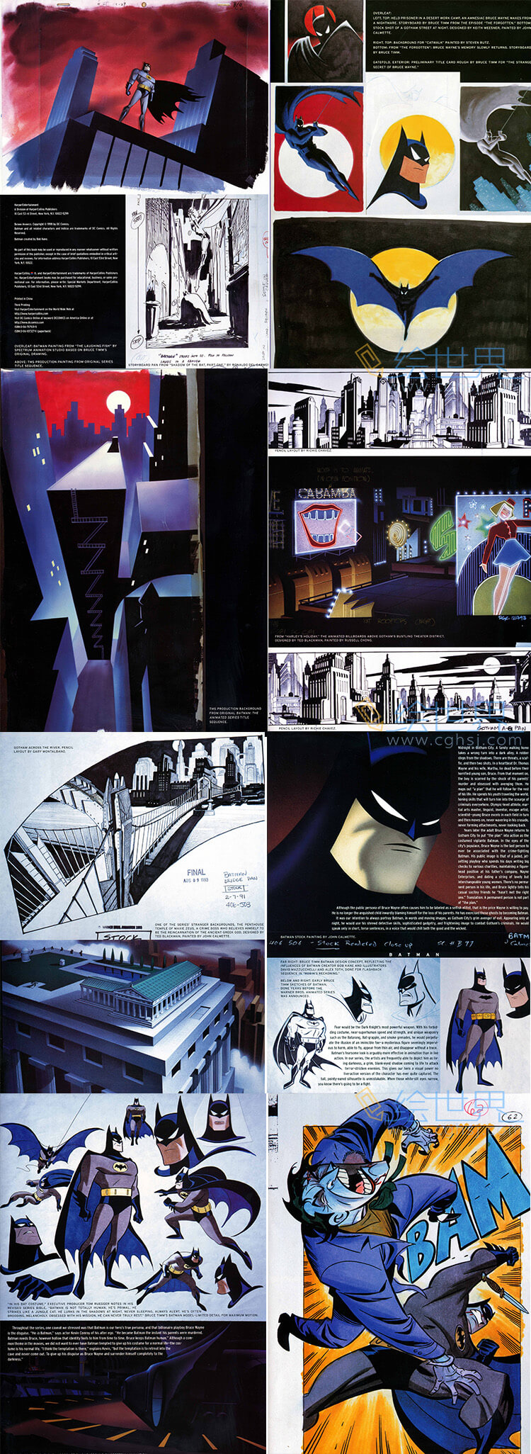 [会员][设定集] Batman Animated 蝙蝠侠动画版设定