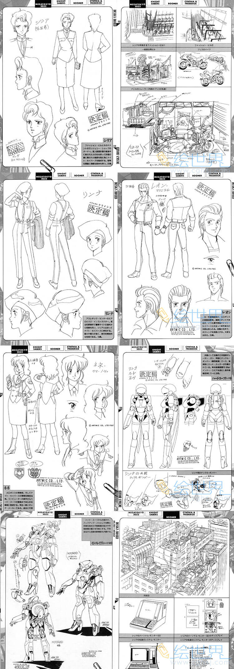 [会员][设定集] 吹波糖危机 Bubblegum Crisis 1