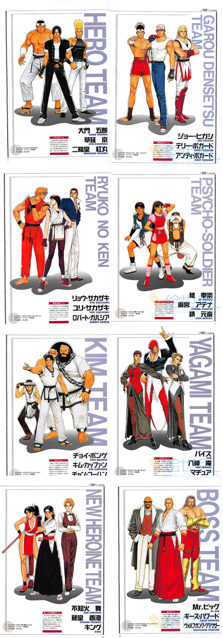 [会员][设定集] SNK Illustrations