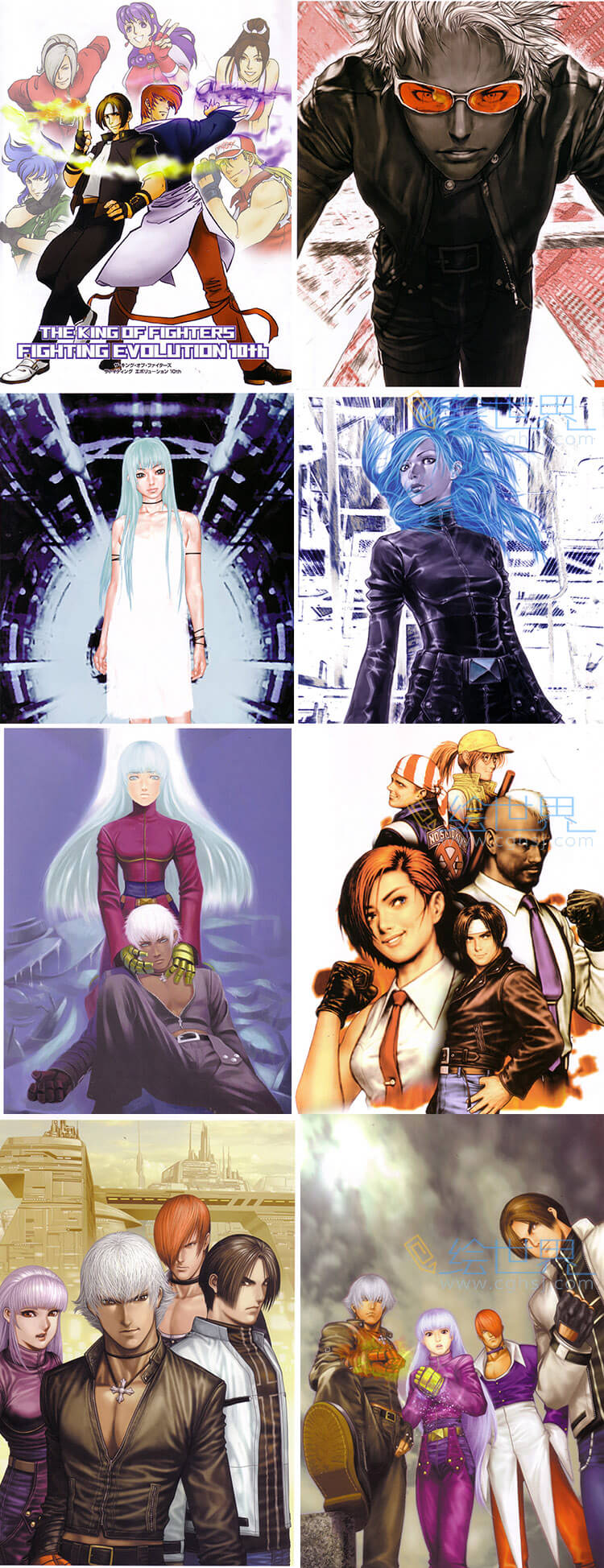 [会员][画集] SNK THE KING OF FIGHTERS FIGHTING EVOLUTION 10th