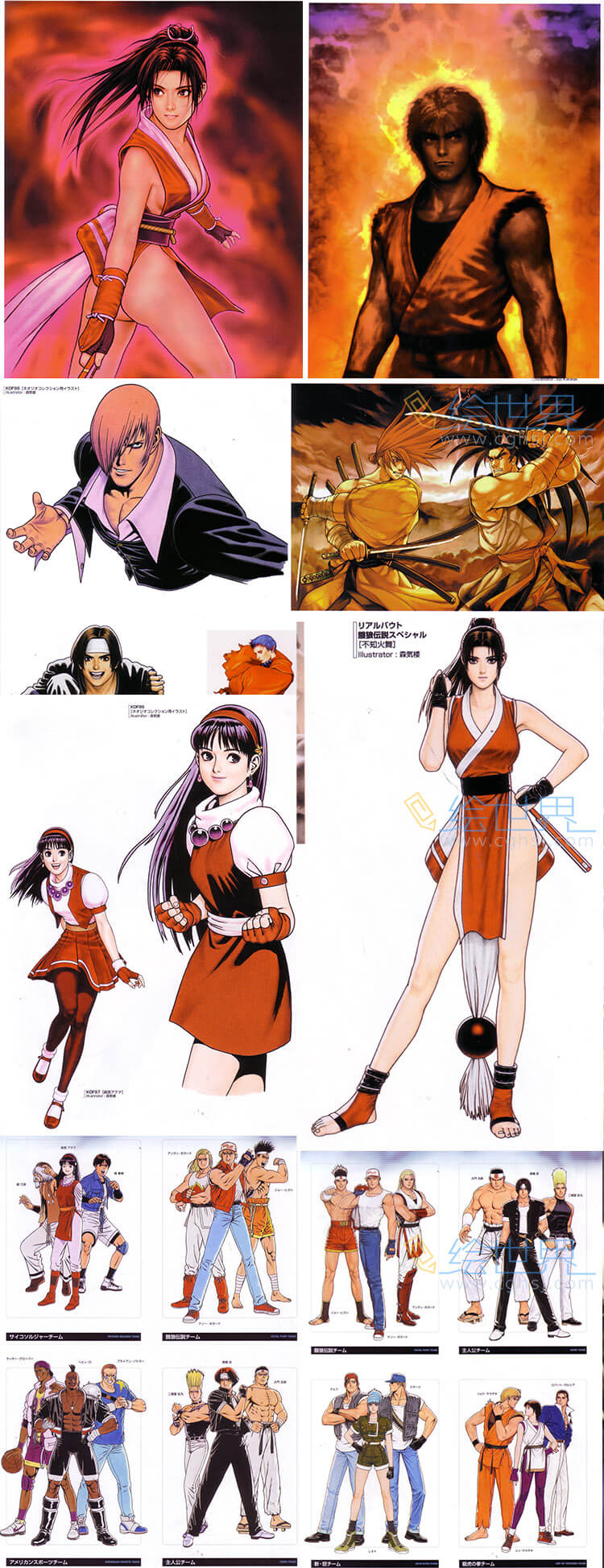 [会员][画集] SNK THE KING OF FIGHTERS FIGHTING EVOLUTION 10th