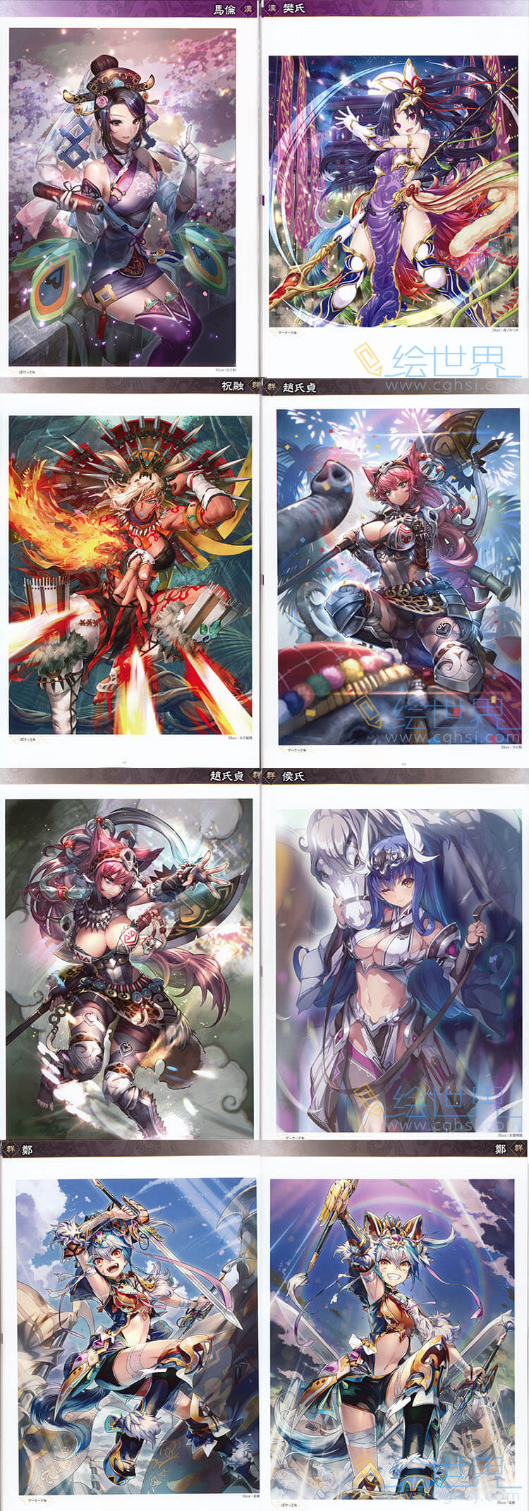 [会员][插画集] 三国志大戦 英傑録 第二集 ～起源、漢より～ - sega