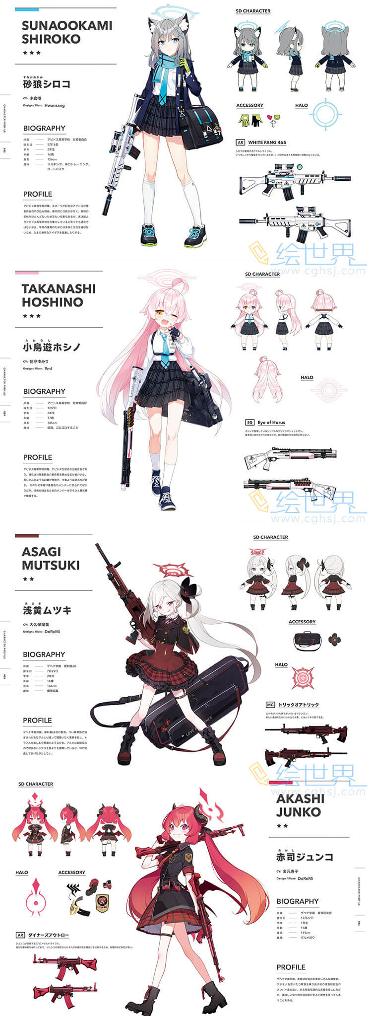[会员][设定集] 碧蓝档案 Blue Archive Official Artworks