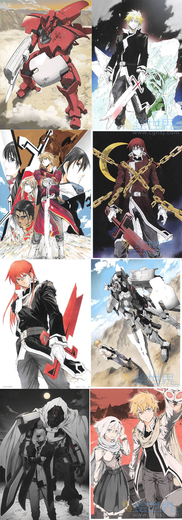 [会员][插画集] 吉永裕ノ介 THE ART OF BREAK BLADE