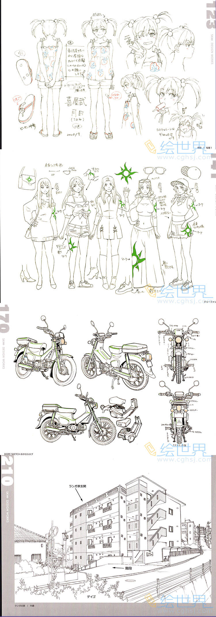 [会员][设定集] SK∞ The Infinity 无限滑板 DESIGN WORKS