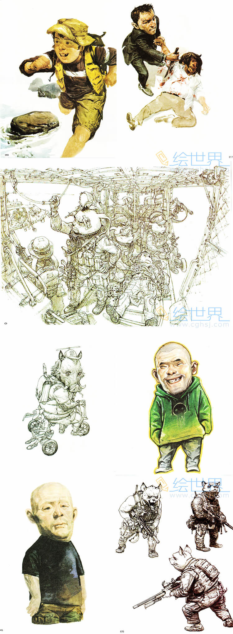 [会员][插画集] 金政基速写 Kim Jung Gi - Sketchbook 2011