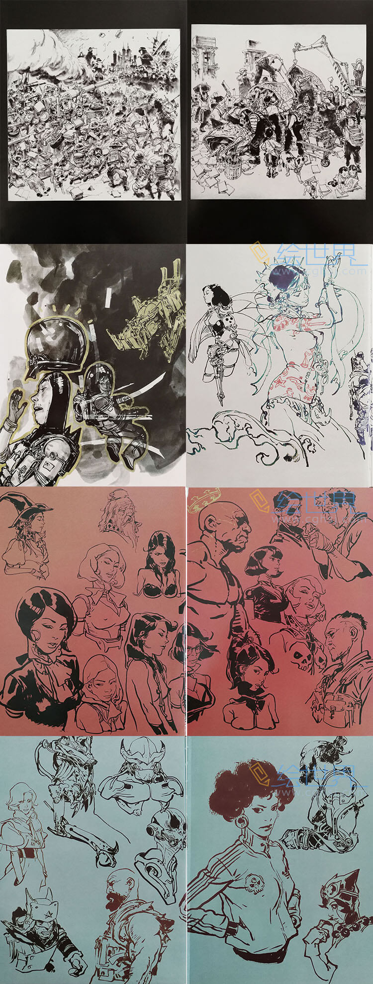 [会员][插画集] 金政基速写 Kim Jung Gi - Sketchbook 2016