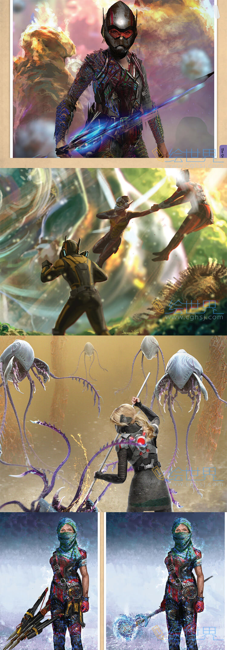 [会员][设定集]  Marvel The Art of Ant-Man and the Wasp 蚁人2设定集