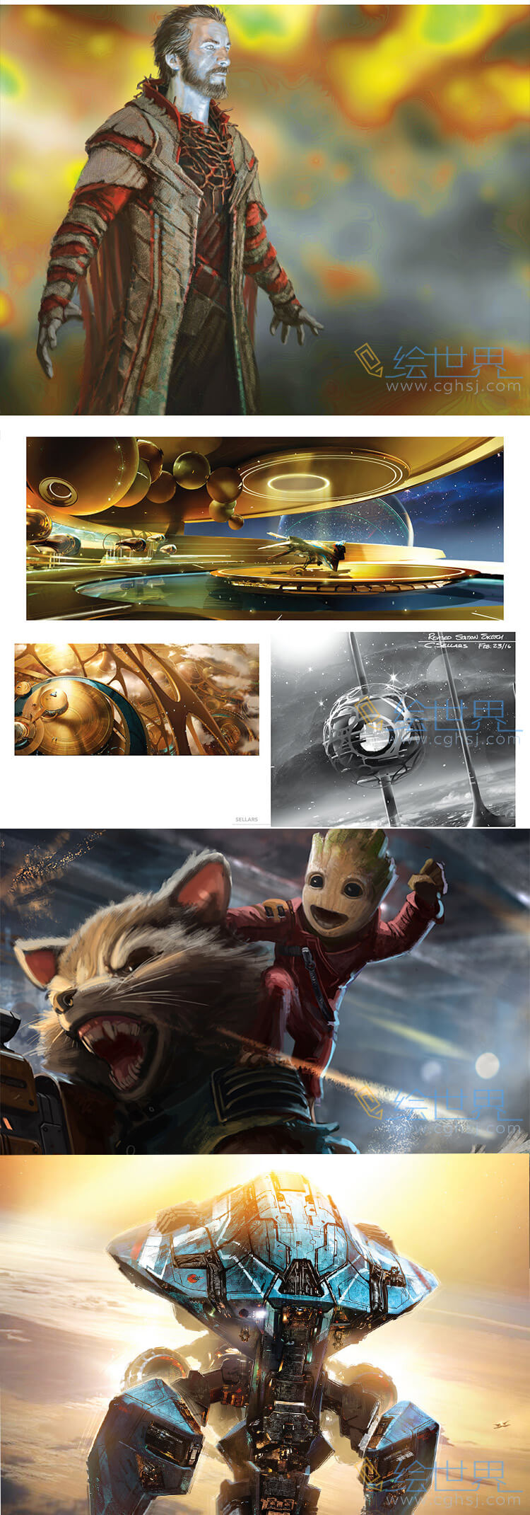 [会员][设定集] 漫威银河护卫队 The Art of Guardians of the Galaxy Vol. 2
