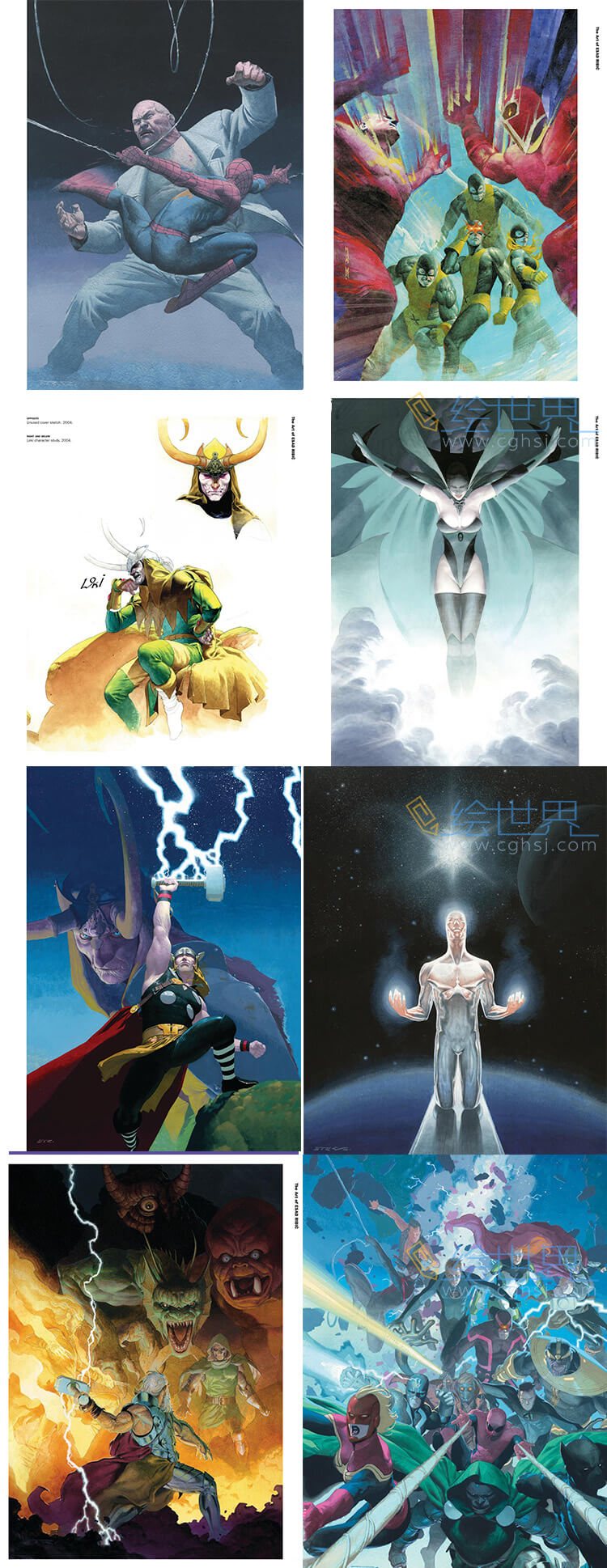 [会员][插画集] Marvel Monograph The Art of Esad Ribic