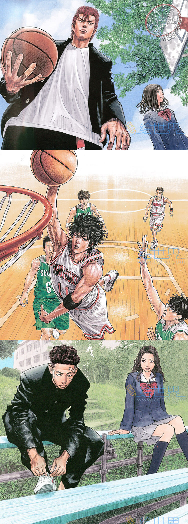[会员][插画集] 井上雄彦 灌篮高手 Slam Dunk Illustration 2 + Plus Art Book