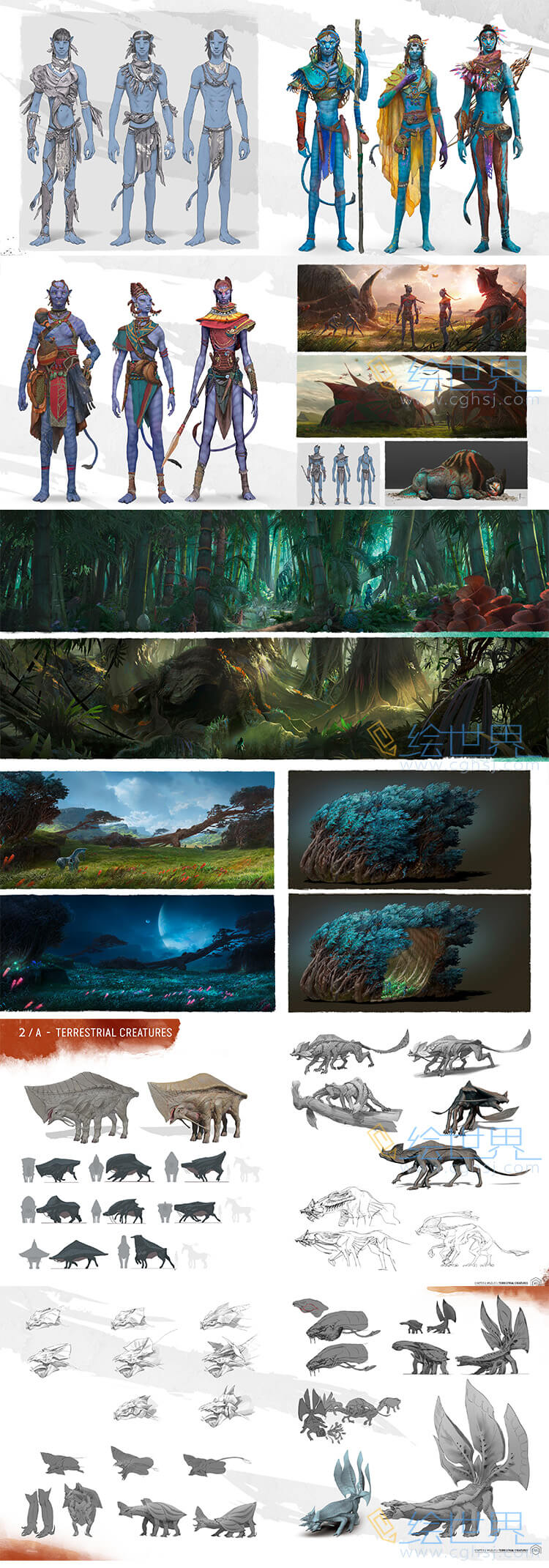 [会员][设定集] 阿凡达潘多拉边境 The Art of Avatar Frontiers of Pandora