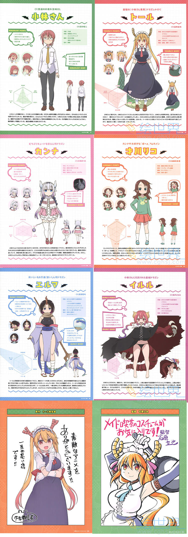 [会员][设定集] TVアニメ 小林さんちのメイドラゴン シリーズ公式ファンブック